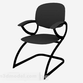 כסא טרקלין אפור כהה V2 דגם תלת מימד