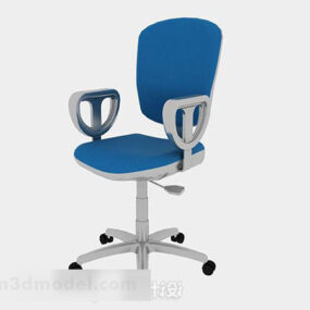 كرسي مكتب أزرق V5 نموذج ثلاثي الأبعاد