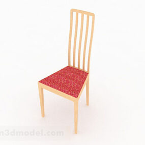 Yellow Home Chair V2 3d model