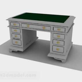 Gray Desk 3d model