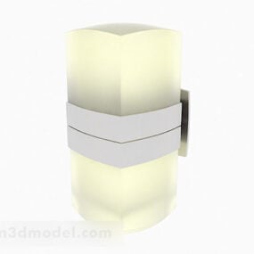 Yellow Shade Wall Lamp 3d model