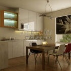Dinning Space With Kitchen Integrated