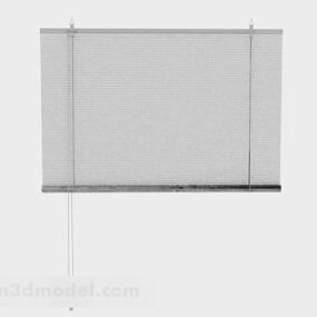 Home Gray Jalousie Curtain 3d model