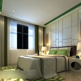 Bedroom Modern Space 3d model