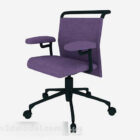 Purple Fabric Office Chair