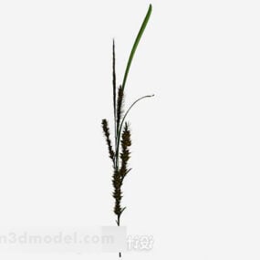 Single Weed Green Plant 3d model