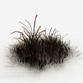 Box Grass Pot T Shape 3d model