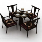 Chinese Dining Table Chair Set