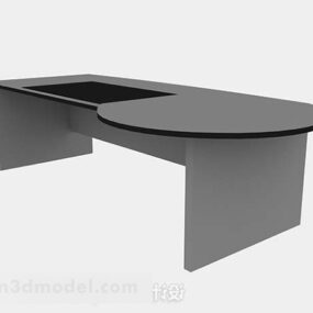 회색 사무실 책상 V4 3d 모델