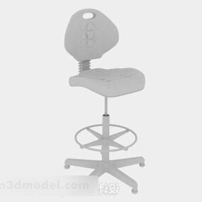 Gray Office Chair V15 3d model