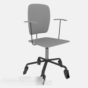 Gray Office Chair V16 3d model