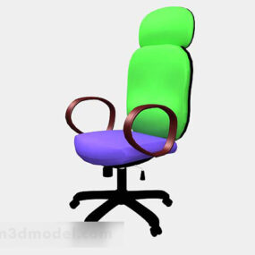 Groene bureaustoel V3 3D-model
