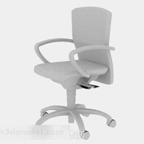 Gray Office Chair V18 3d model