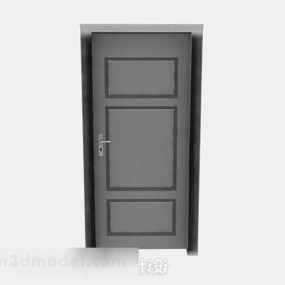 Šedý model Home Door V2 3D