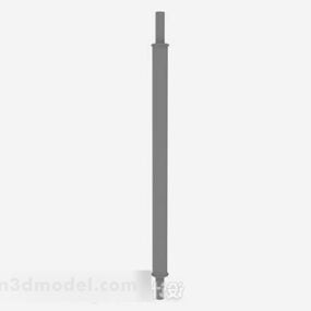 3D model Gray Pillar Rail