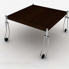 Brown Coffee Table V3 3d model