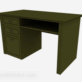 Green Desk Design 3d model