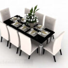 Simple Home Dining Table And Chair Design