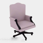Conception de chaise de bureau rose