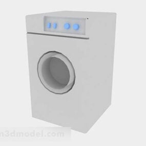 Gray Washing Machine 3d model