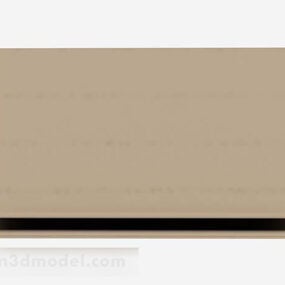 Model 3d Reka Bentuk Tirai Coklat