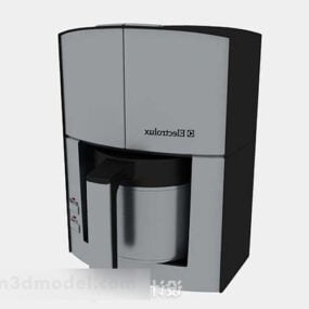 Grå kaffemaskine 3d-model