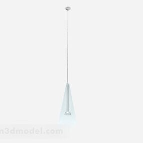 Glass Ceiling Lamp Hanging Style 3d model