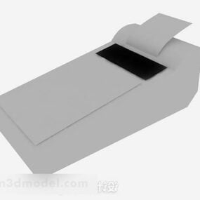 Graues Drucker-3D-Modell