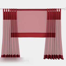 Red Curtain 3d-model