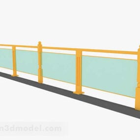黄色栏杆V1 3d模型