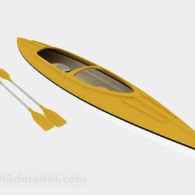 Kajak båd 3d model