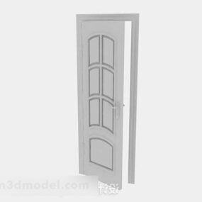 Šedý model Home Door V3 3D