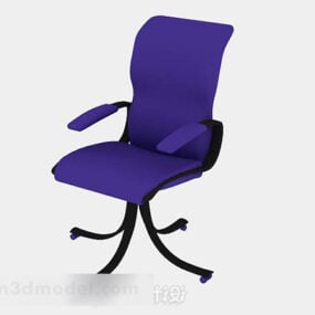 Purple Office Chair 3d model