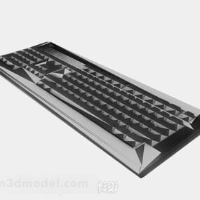 Skrivmaskin tangentbord 3d-modell