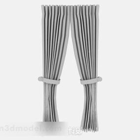 Grey Curtain V9 3d malli