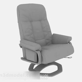 Gray Office Chair V23 3d model