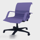 Chaise de bureau violette V1