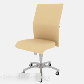 صندلی اداری بژ مدل V1 3d