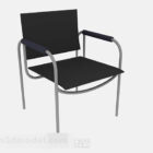 Black Leisure Chair V4