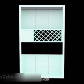 Simple Home Display Cabinet 3d model