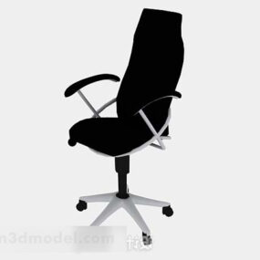 כסא משרדי שחור V16 דגם תלת מימד