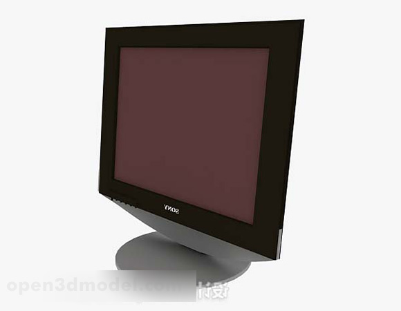 Black Computer Monitor V1