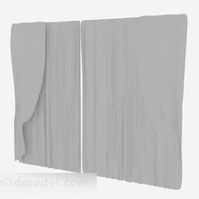 Gray Curtain V11 3d model