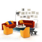 Sofa Gabungan Warna Keperibadian Moden V1