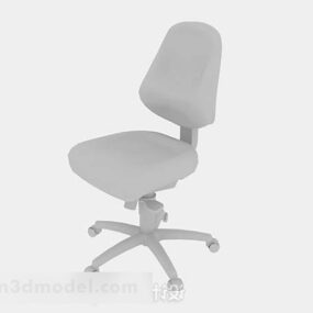 كرسي مكتب رمادي V26 موديل 3D