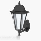 European Style Black Garden Lamp V2