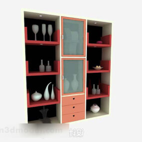 Home Simple Display Cabinet V2 3d model