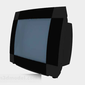 Model 4D czarnego telewizora V3