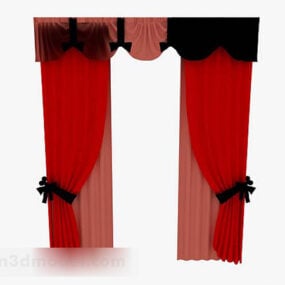 Red Curtain V3 3d model
