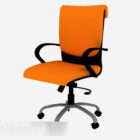 Πορτοκαλί καρέκλα γραφείου V3
